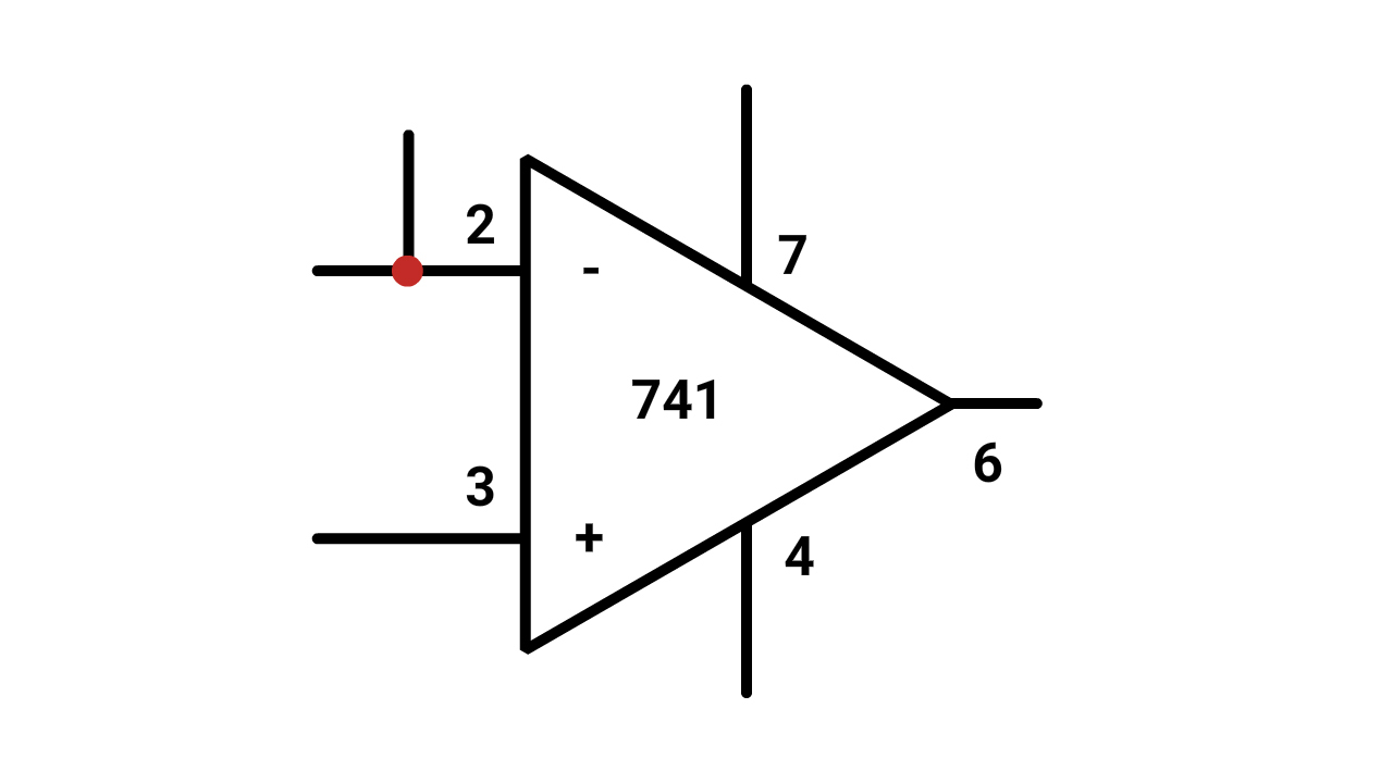 Figure 13 Op-amp symbol